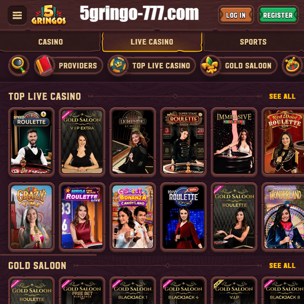 Scommesse top leghe su 5Gringos